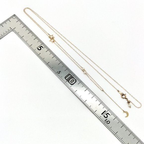 Samantha Tiara Necklace Pearl Yellow Gold 428171 - Picture 2 of 9